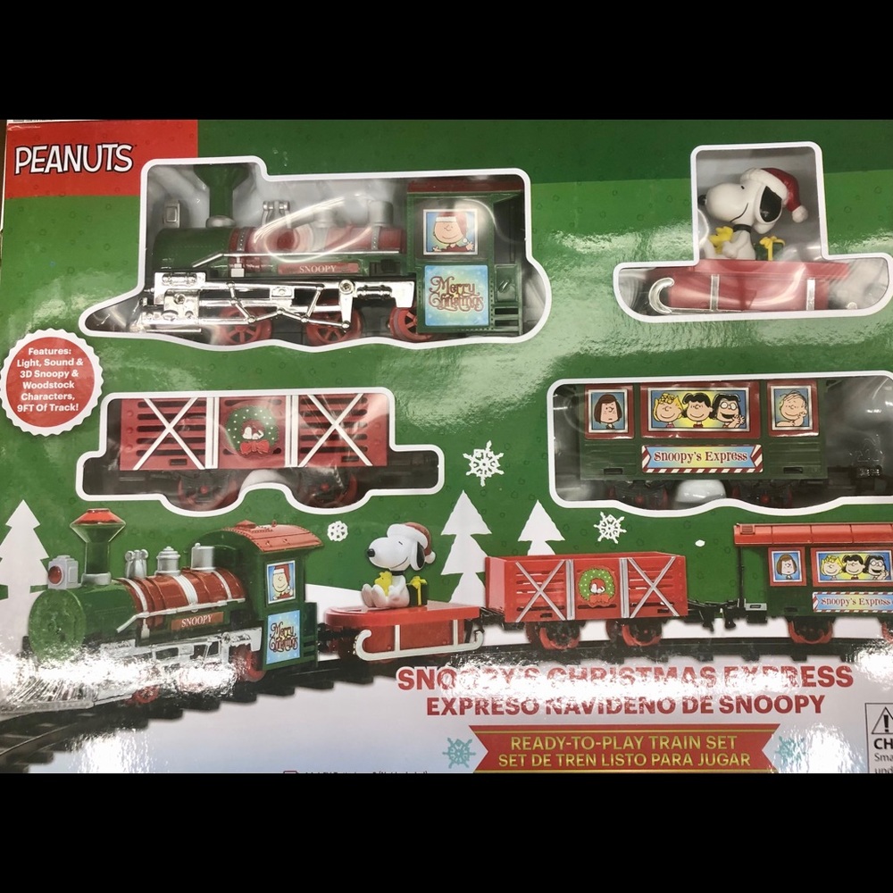 Snoopy’s Christmas Express Train Set